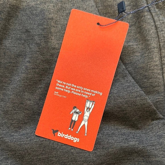 NWT Birddog Gray Jogger Pants, Small - Picture 4 of 10